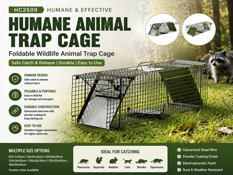 Foldable Wildlife Animal Trap Cage for Agriculture & Rural Properties: 2026 Humane Nuisance Wildlife Relocation Guide